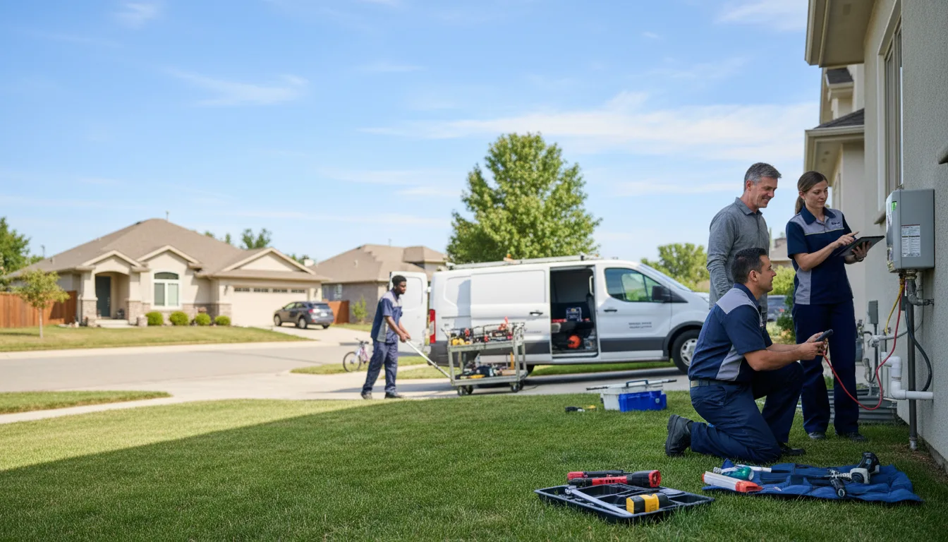 Tankless water heater service in Patriot, IN